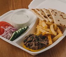 Гирос говяжий открытый