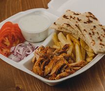 Куриный открытый гирос