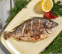 Дорадо на мангале