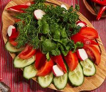 Свежие овощи