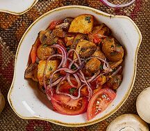 Оджахури с грибами