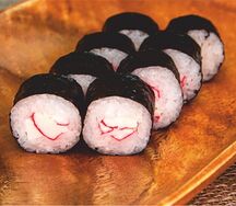 Ролл со снежным крабом