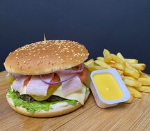 Бургер Биг Босс и фри