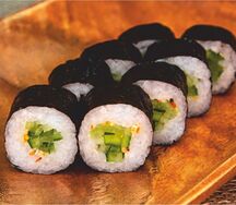 С огурцом и кунжутом