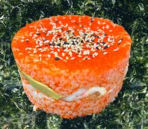 Бургер-ролл с креветкой