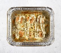 Паста с креветками в чесночном соусе