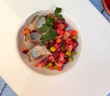 Винегрет с сельдью