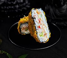 Ролл-бургер с креветкой