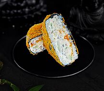 Ролл-бургер с сыром