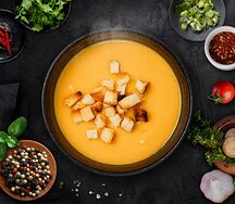 Крем-суп из семги