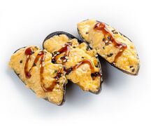 Мидии запечённые яки