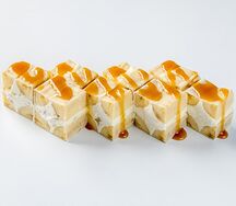 Сладкий ролл с бананом