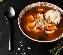 Мисо с лососем