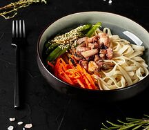 Удон с морепродуктами