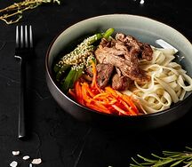 Удон с говядиной