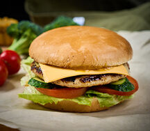 Бургер с курицей 