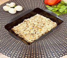 Гречка с грибами в сливочном соусе