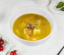 Суп гороховый с копченостями