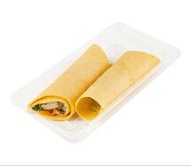 Тортилья с курицей и творожным сыром