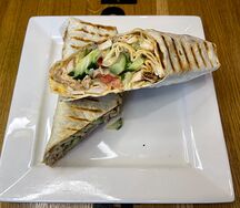 Шаурма с летним салатом