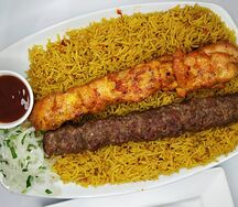 Сет из люля-кебаба с рисом