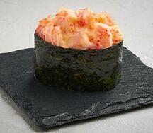 Запеченные суши с креветкой