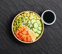 Поке с лососем