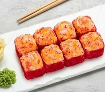 Ролл запеченный сырный с крабом