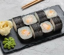 Ролл острый с тигровой креветкой