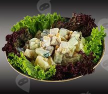 С курицей и ананасами