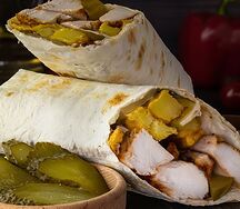 Мясо в лаваше на углях