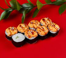 Запечённый с креветкой