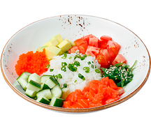 Поке с лососем