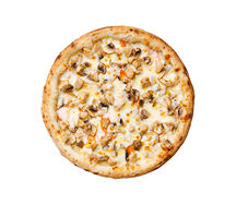 Пицца с курицей и грибами