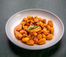 Ньокки с морепродуктами