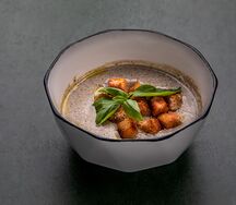 Крем-суп с шампиньонами