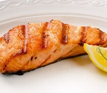 Стейк из лосося