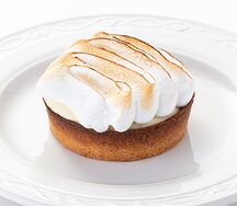 Миндальная корзиночка с кремом маракуйя 