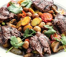 Тальятта из телятины с овощами