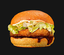 Бургер чиз с соусом барбекю