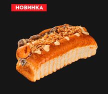 Хот-дог с грибным жульеном