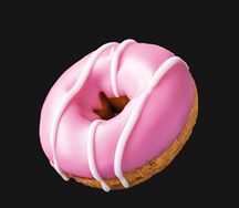 Пончик малиновый