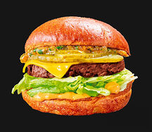 Бургер с рваной телятиной