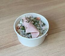 Оливье с ветчиной