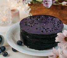 Торт Творожно-черничный