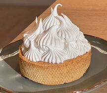 Тарт с малиной 