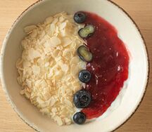 Рисовая каша с вареньем