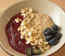 Каша овсяная на кокосовом молоке