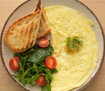 Омлет из двух яиц