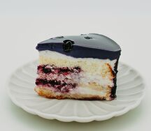 Торт Творожно-черничный